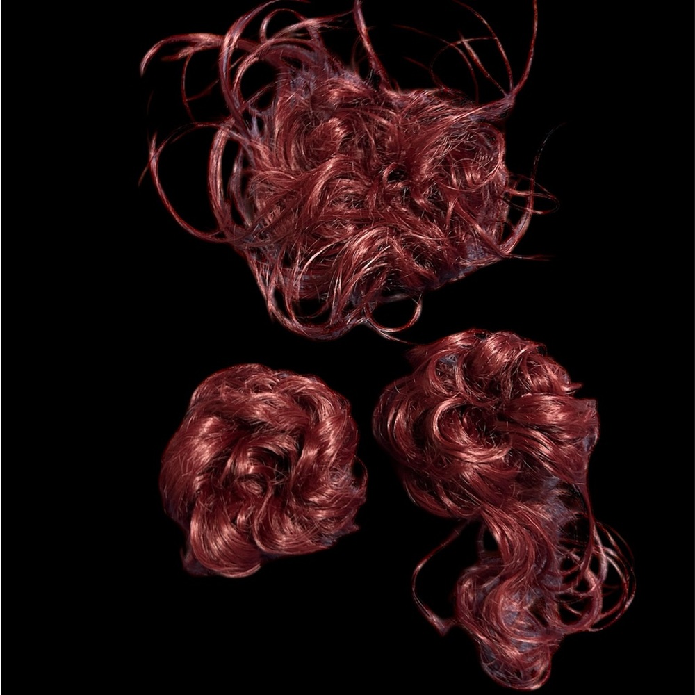 Red Hair Extensions Ponytail Wraps